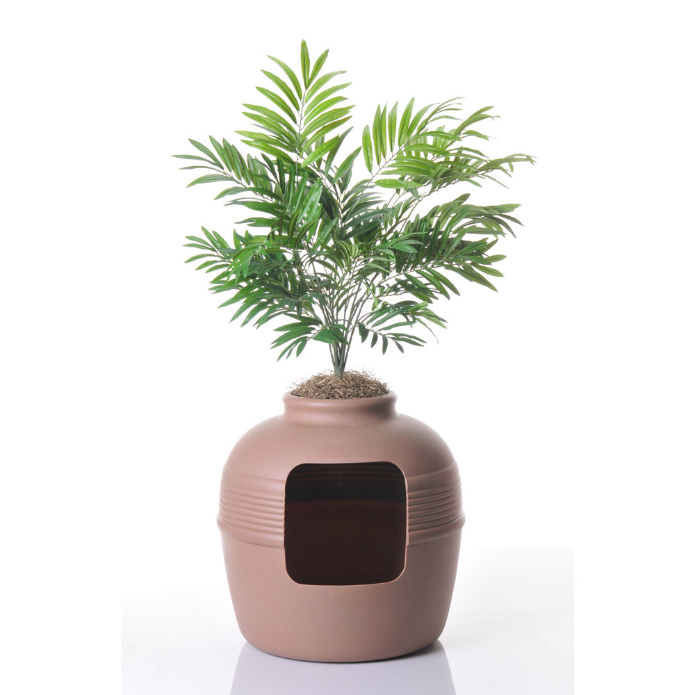 Good Pet Stuff Co. Covered Hidden Cat Litter Box with Decorative