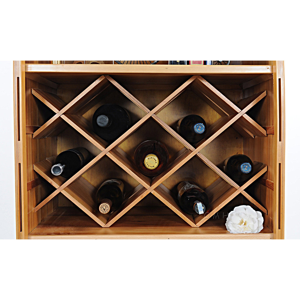 Old Modern Handicrafts Canoe 7 Bottle Floor Wine Rack Wayfair