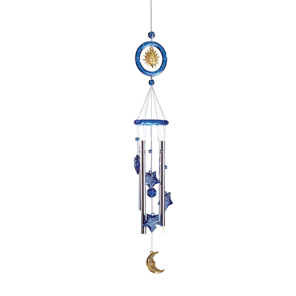 Zingz Thingz Sun Moon Stars Wind Chime Reviews Wayfair Sun Moon Stars Wind Chime