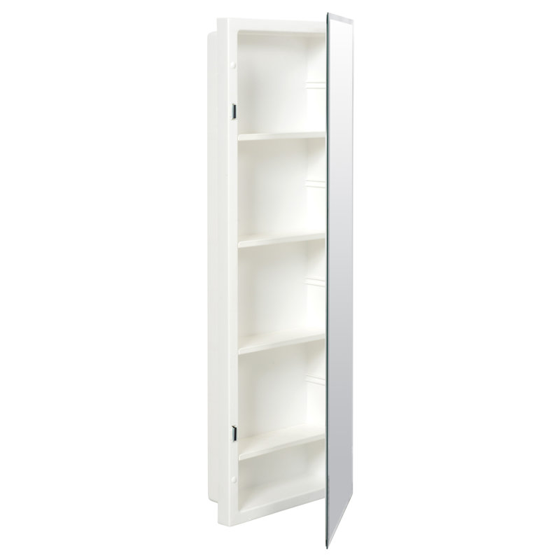 Ginnifer 12 X 36 Recessed Medicine Cabinet With 5 Adjule Ginnifer 12 X 36 Recessed Medicine Cabinet With 5 Adjule Shelves