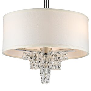 Claridge 3-Light Mini Drum Chandelier