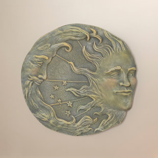 Outdoor Sun Moon Wall Decor Wayfair Polyresin Sun And Moon Wall Décor