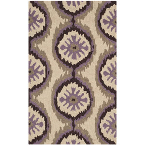 Puri Beige/Purple Outdoor Area Rug
