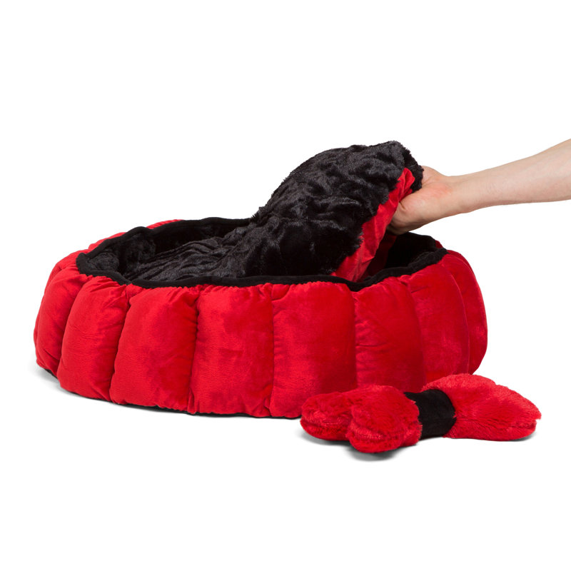 Best Friends By Sheri Royal Cuddler Velvet Dog Bed / Cat Bed & Reviews