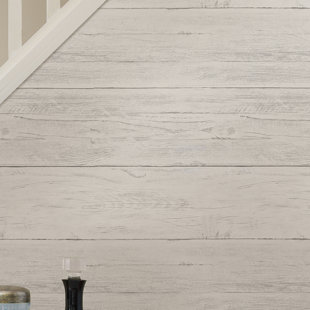 Wood L And Stick Wallpaper You Ll Love Wayfair Shiplap 18 X 20 5 Wood Wallpaper Roll