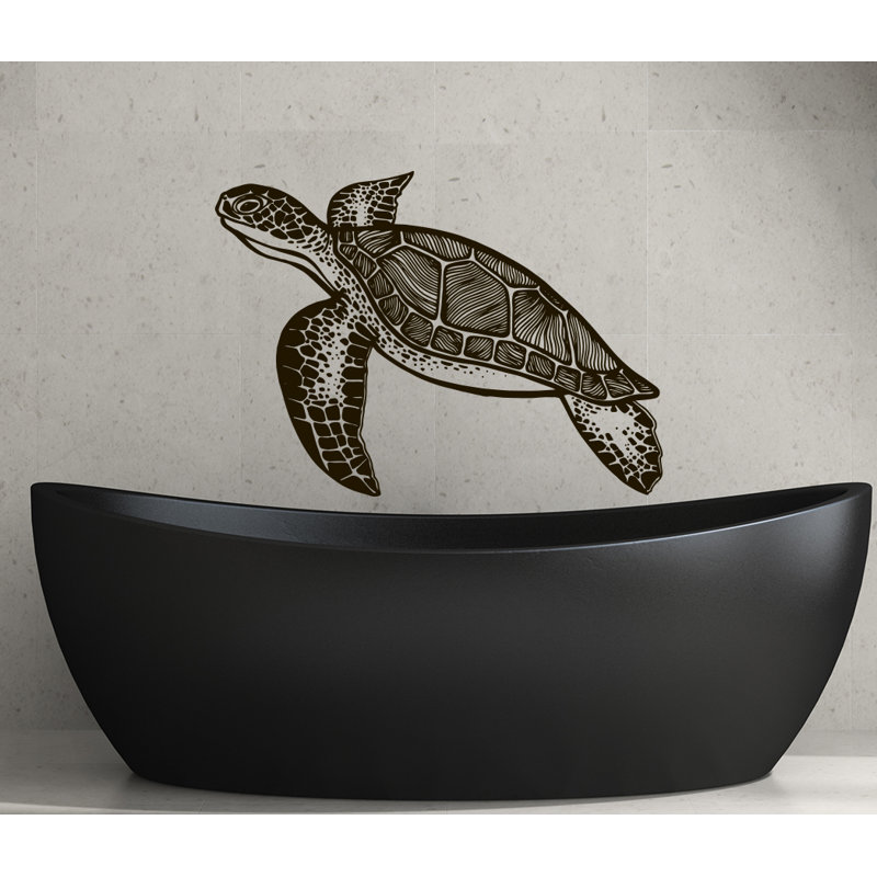 Decal House Turtle Bathroom Wall Wayfair Turtle Bathroom Wall Decal