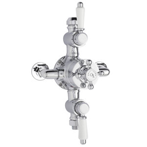 Dreigriff Wandmontierte Thermostat-Wannen- und D..