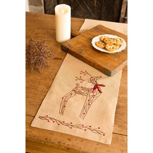 Uncompahgre Jute Christmas Table Runner