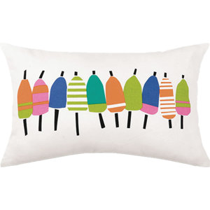 Politiko Buoys Outdoor 100% Cotton Lumbar Pillow