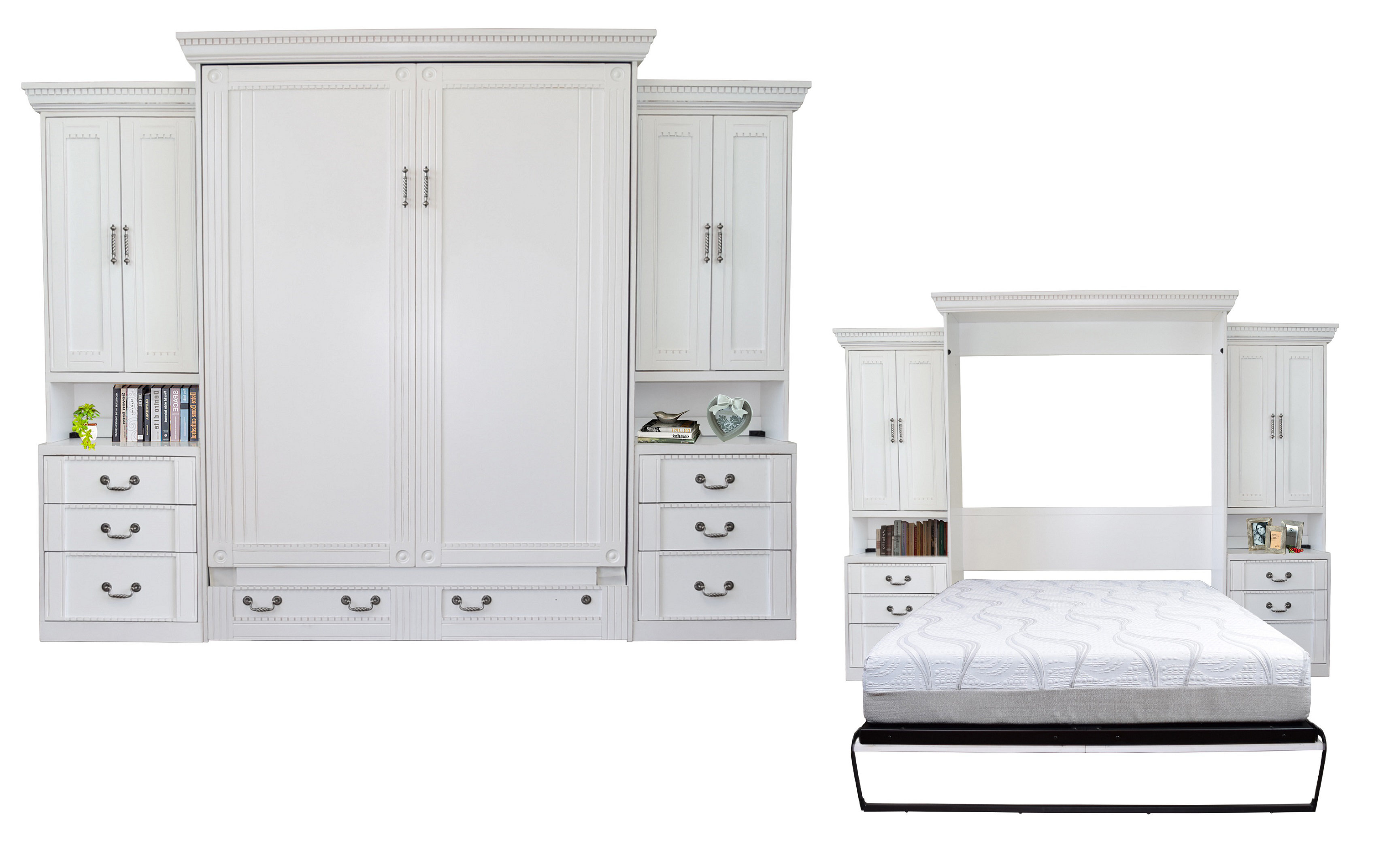 Rosecliff Heights Cedarville Queen Storage Murphy Bed Reviews Rosecliff Heights Cedarville Queen Storage Murphy Bed Reviews Wayfair