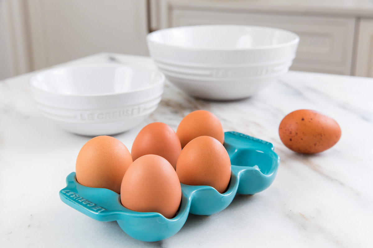 Le Creuset Stoneware Egg Carton & Reviews Wayfair