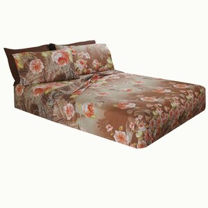 Truckee Floral Microfiber Sheet Set