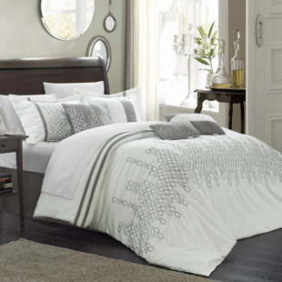 Modern Contemporary White Comforter Allmodern Quickview