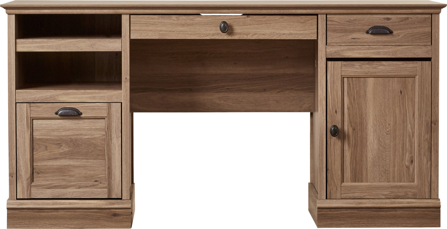 Beachcrest Home Bowerbank Executive Desk with File & Reviews Wayfair