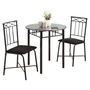 3 Piece Dining Set by Monarch Specialties Inc.