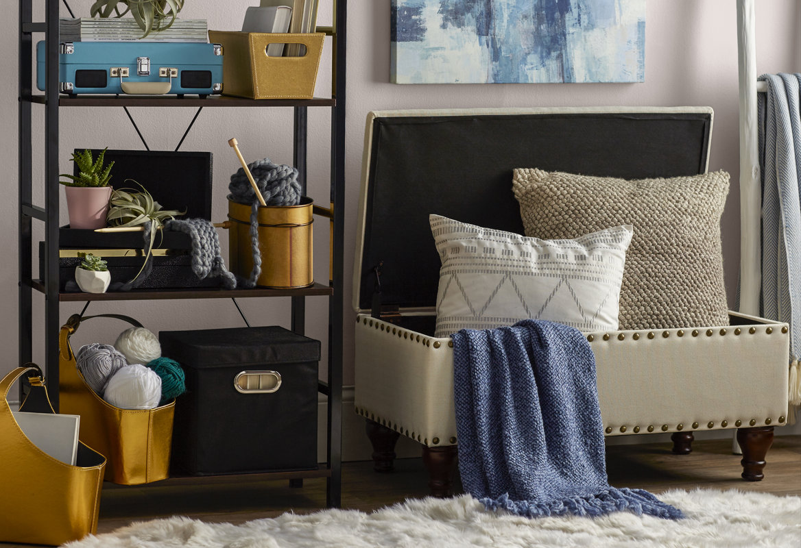 Zipcode Design Dark Walnut Etagere Bookcase & Reviews Wayfair