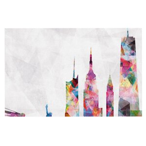 Mareike Boehmer 'New York' Rainbow City Doormat