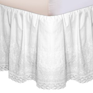 Morissette Embroidered Bed Skirt