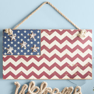Chevron Wall Decor Wayfair Chevron Flag Wall Décor