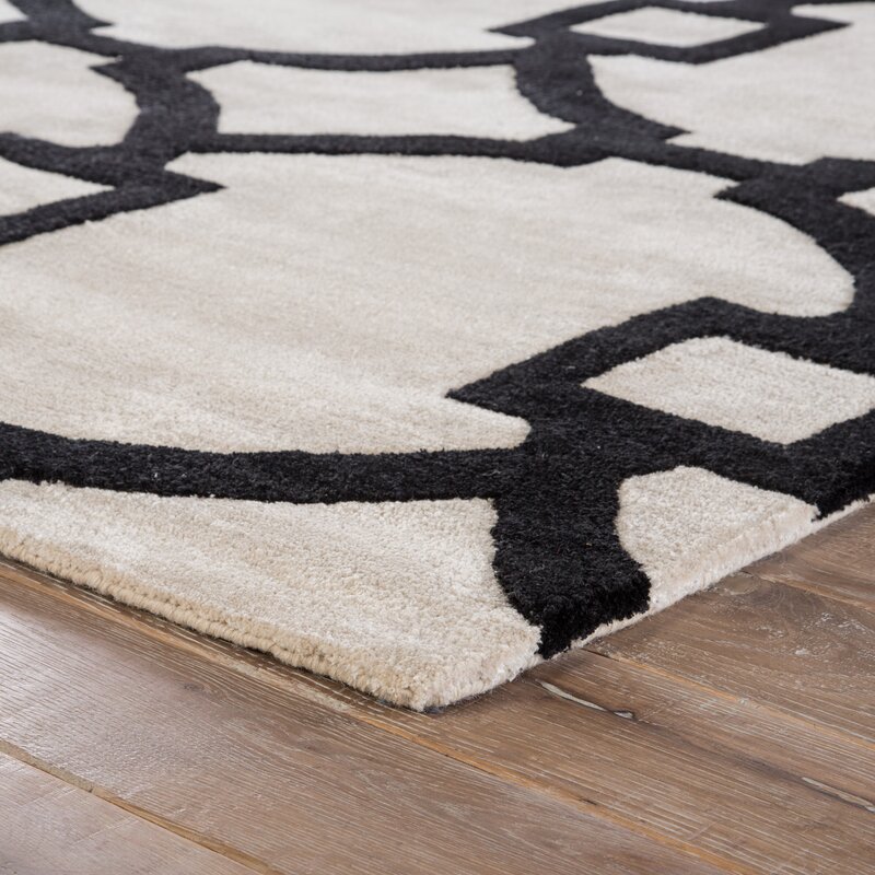 Bohara Hand-Tufted Cream/Black Area Rug & Reviews | Joss & Main