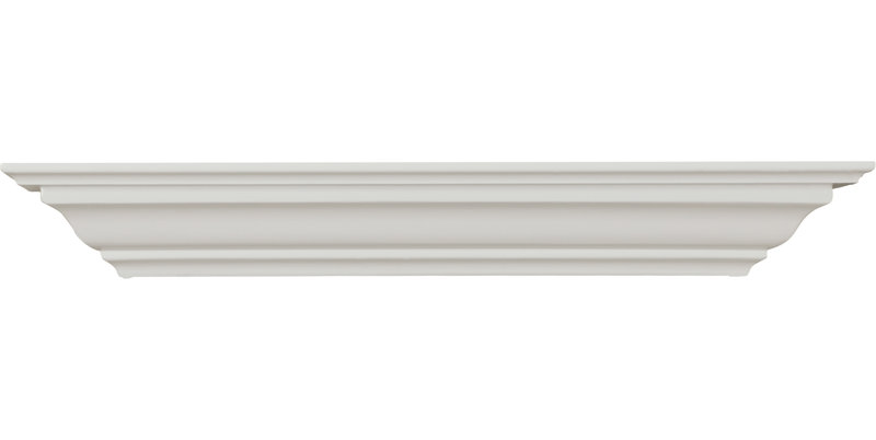 Wayfair Three Posts Almendarez Crown Moulding Wall Shelf Almendarez Crown Moulding Wall Shelf