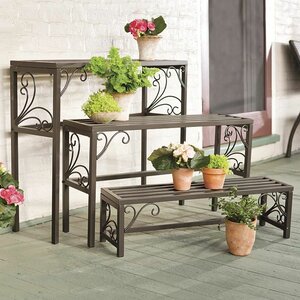 Rectangle 3 Piece Plant Stand Set