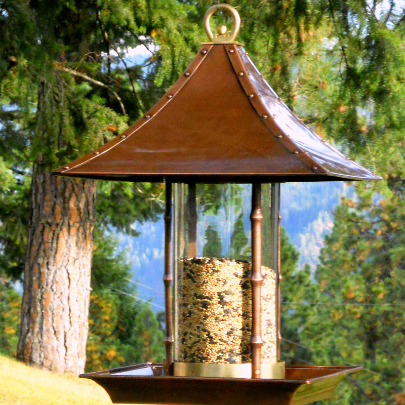 H. Potter Bamboo Gazebo Tube Bird Feeder & Reviews Wayfair