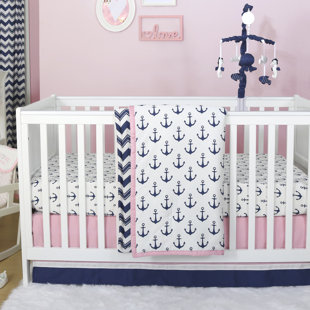 Under The Sea Crib Bedding Wayfair Sail Away 4 Piece Crib Bedding Set