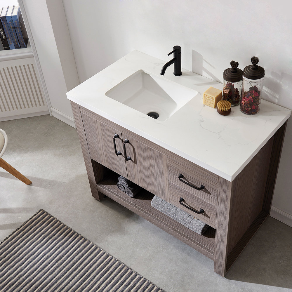 Wrought Studio Smidt 42 Single Bathroom Vanity Set Wayfair