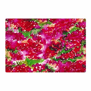 Ebi Emporium Floral Assumption Green/Pink/Red Area Rug
