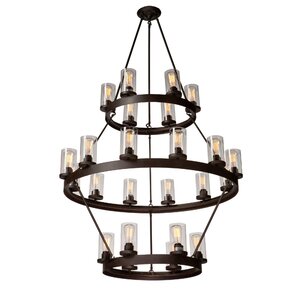 Florine 24-Light Candle-Style Chandelier