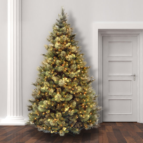 Green Pine Artificial Christmas Tree With 650 Clear/White Lights Green Pine Artificial Christmas Tree with 650 Clear/White Lights & Reviews | Birch Lane - Green Pine Artificial Christmas Tree With 650 Clear/White Lights