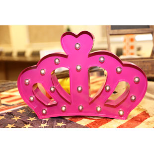 Queen Crown Wall Decor Wayfair Marquee Crown Sign Wall Décor