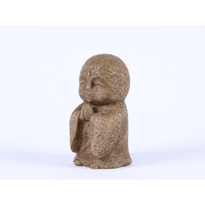 HiLine Gift Ltd. Praying Lucky Japanese Jizo Statue & Reviews Wayfair