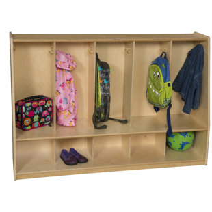 Kids Metal Locker Furniture Wayfair Healthy Kids 5 Section Coat Locker