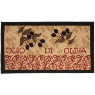 Italian Themed Kitchen Rugs Wayfair Ca Birdsview Italian Garden Olive Kitchen Area Rug