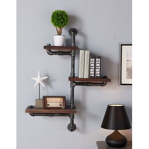 Buy 3 Shelves Wood Floating Wall Shelf!