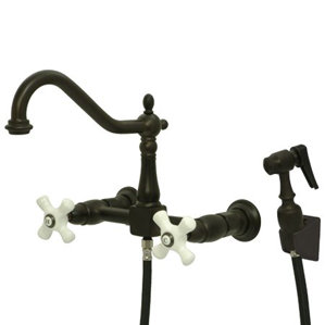 Elements of Design Heritage Hot & Cold Water Dispenser with Side Spray