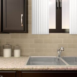 Beige Tan Subway Tile You Ll Love Wayfair Sierra 3 X 6 Gl Subway Tile