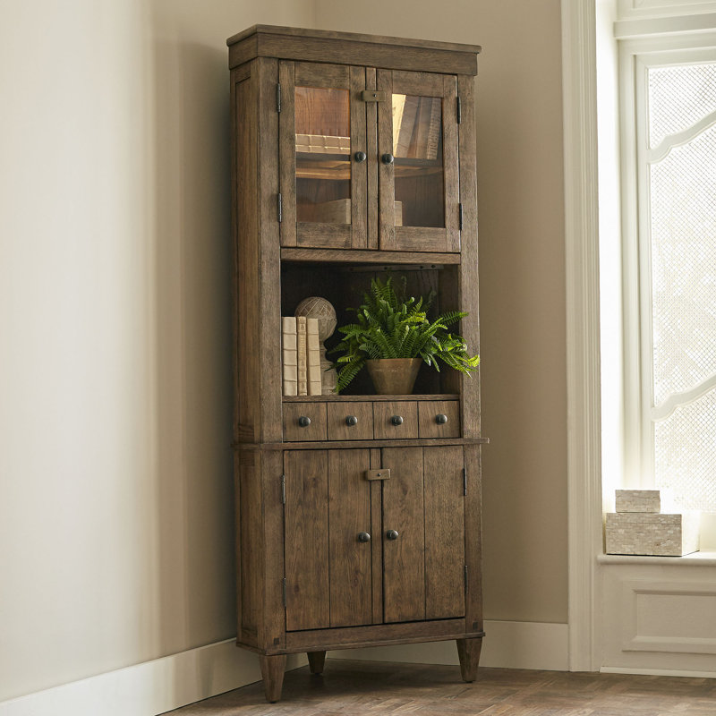 Birch Lane™ Derrickson Corner Cabinet & Reviews | Wayfair