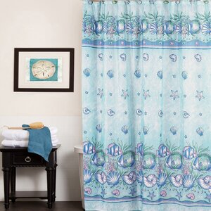 Oceanic Water Resistant Shower Curtain