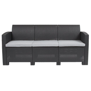 Outdoor Sofas Loveseats You Ll Love Wayfair Stockwell Patio Sofa With Cushions