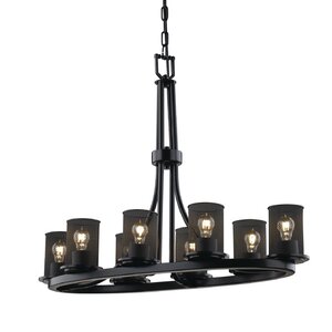 Bennett 8-Light Drum Chandelier