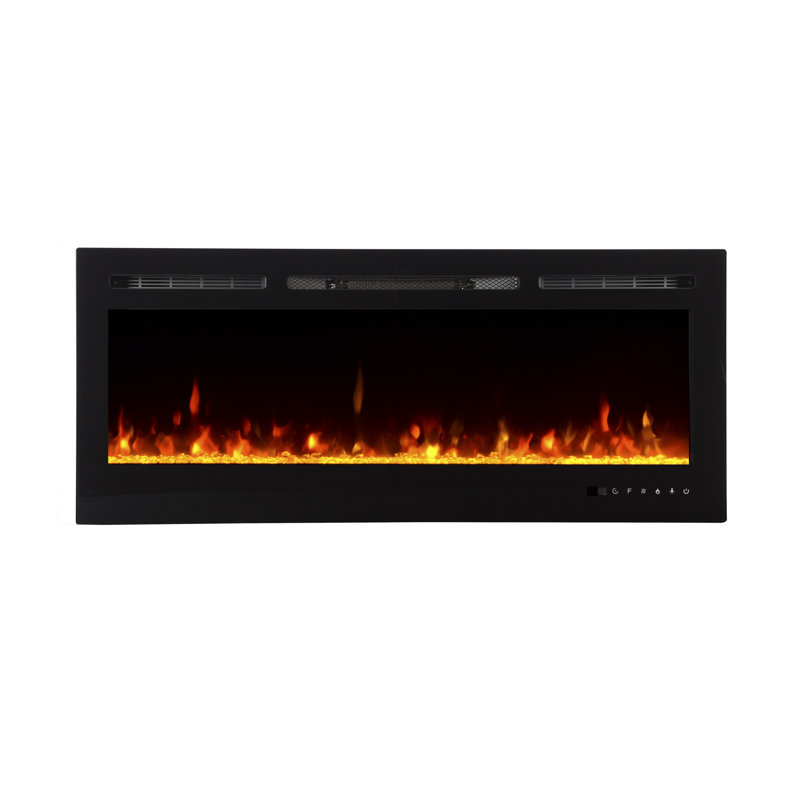 Wade Logan Bettie Wall Mounted Electric Fireplace Reviews Wayfair