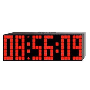 Large Lattice LED Multi-Alarm / Countdown / Up Clock with Remote