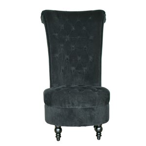 High Back Side Chair and Ottoman