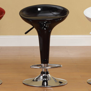 Agrippa Adjustable Height Swivel Bar Stool (Set of 2)