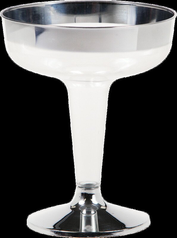 Creative Converting 317312 Champagne Glass 5 oz Clear