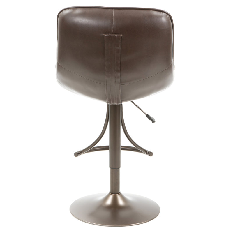 Latitude Run Ellerbe Adjustable Height Swivel Bar Stool & Reviews Wayfair