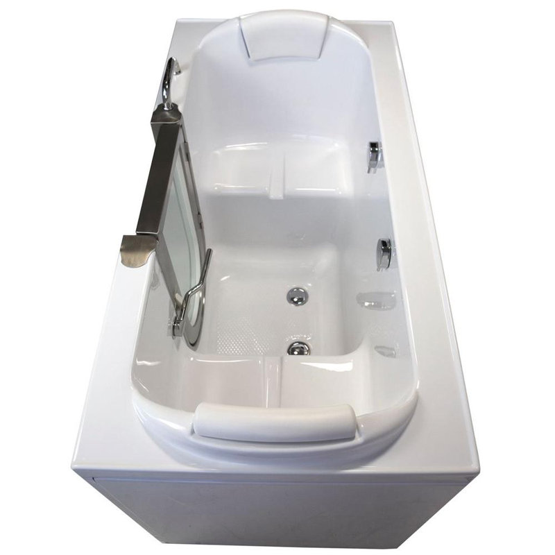 Ella Walk In Bath 60" x 30" Companion Soaking Walk In Tub & Reviews
